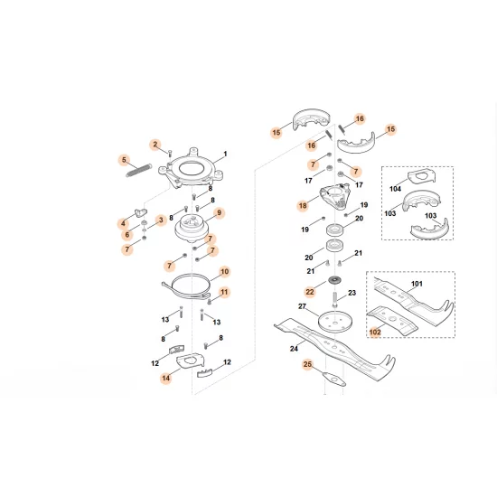 STIHL  Zestaw naprawczy 6375 007 1030
